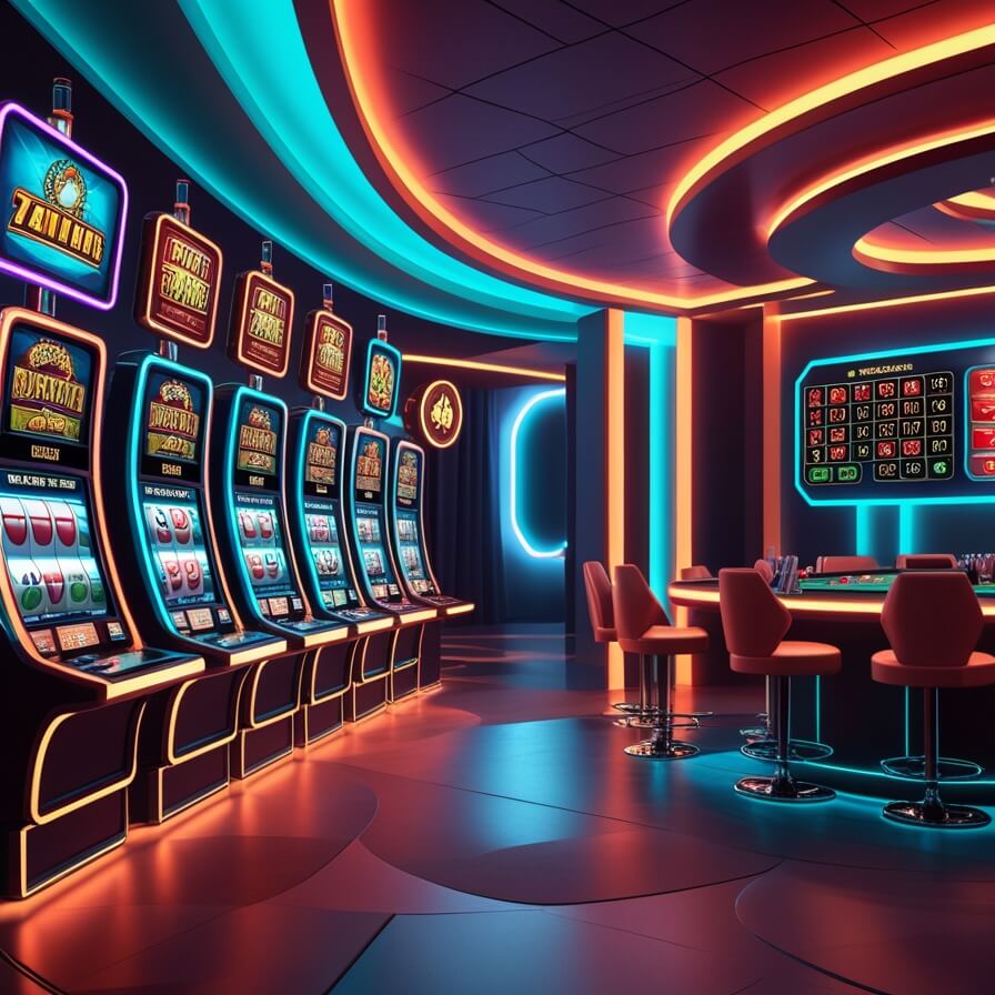 RollCasino online casino lobby with featured South Africa games